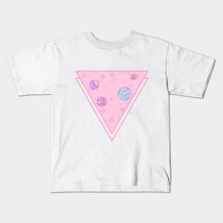 Glitter Galaxy - Pink Kids T-Shirt